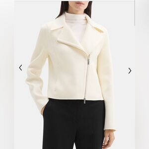 NWT Theory Moto Jacket in Double Faced Wool Chashmere